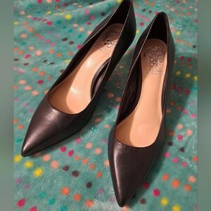 Vince Camuto Black Italian Leather pumps.  Size 8.5 NWOT